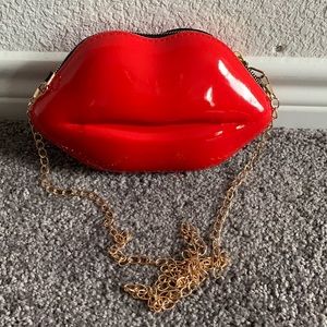 Bright Red Mini Lip Purse